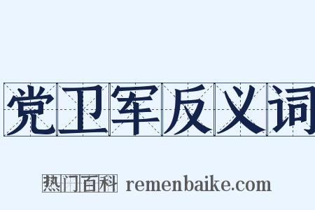 党卫军反义词是什么意思的图片
